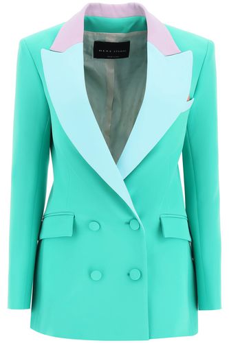 Bianca Double-breasted Blazer In Neo-crepe - Hebe Studio - Modalova