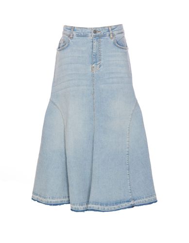 Ganni Denim Midi Skirt - Ganni - Modalova