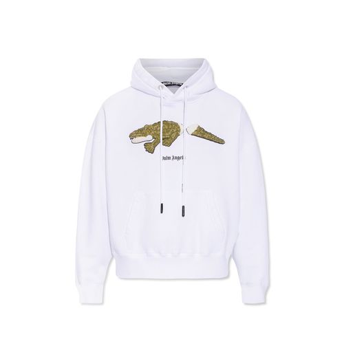 Palm Angels Cotton Logo Sweatshirt - Palm Angels - Modalova