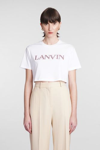 Lanvin T-shirt In White Cotton - Lanvin - Modalova