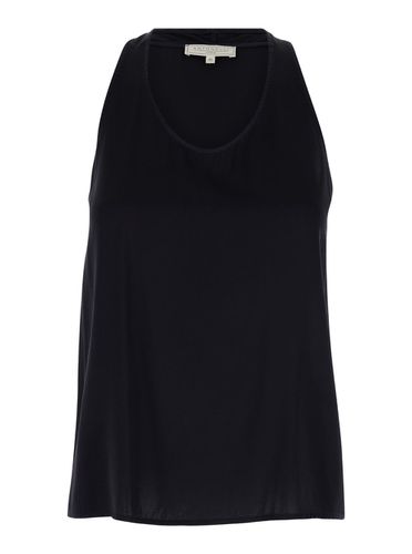 Sleeveless And Flared Top In Silk Blend Woman - Antonelli - Modalova