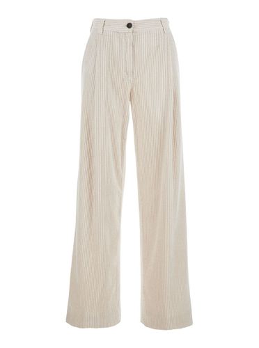 Rimini Palazzo Pants In Corduroy Woman - Antonelli - Modalova