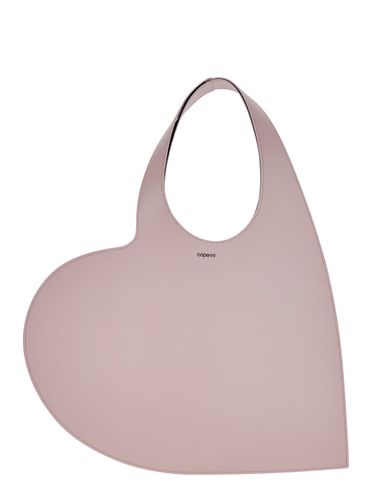 Heart Shoulder Bag With Logo Print In Leather Woman - Coperni - Modalova