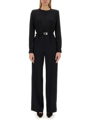 Gucci Satin Square G Belt Jumpsuit - Gucci - Modalova