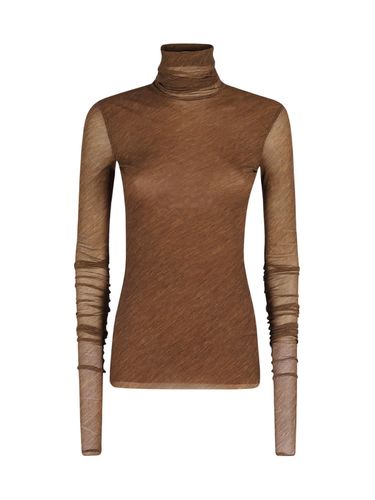 Brown Tulle Sweater - Philosophy di Lorenzo Serafini - Modalova