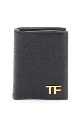 Grained Leather Card Holder - Tom Ford - Modalova