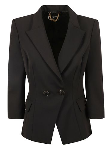 Double-breast Slim Fit Plain Blazer - Elisabetta Franchi - Modalova