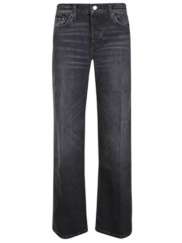 RE/DONE Mid Rise Wide Leg Jeans - RE/DONE - Modalova