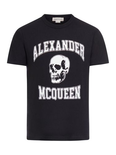 Graphic-printed Crewneck T-shirt - Alexander McQueen - Modalova