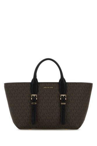 Printed Canvas Moore Shopping Bag - Michael Kors - Modalova