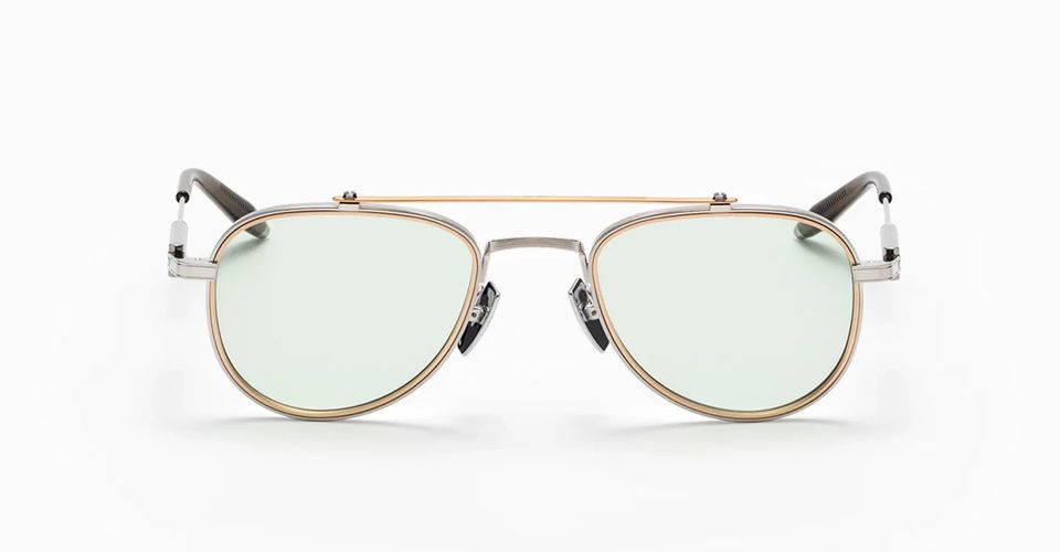 Calisto - Brushed /matte Brow Bar/olive Sunglasses - Akoni - Modalova