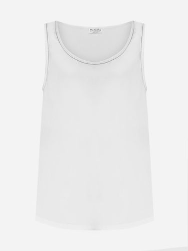 Brunello Cucinelli Silk Tank Top - Brunello Cucinelli - Modalova