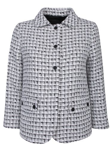 Herno Tweed Buttoned Jacket - Herno - Modalova