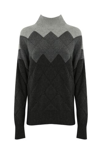 Diamond-patterned Cashmere Sweater - Liviana Conti - Modalova