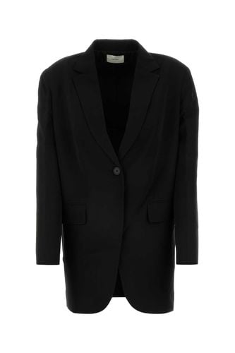 Black Viscose Blend Obine Oversize Blazer - The Row - Modalova