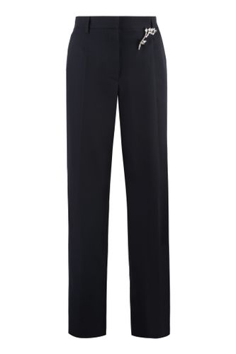 Prada Wool Gabardine Trousers - Prada - Modalova