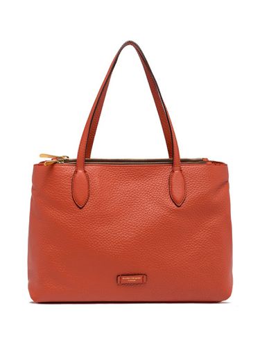 Leather Mara Shopping Bag, Double Zip Closure - Gianni Chiarini - Modalova