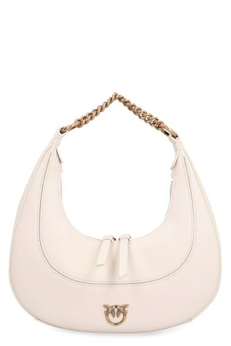 Pinko Brioche Mini Leather Hobo Bag - Pinko - Modalova