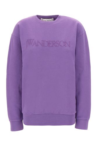 J. W. Anderson Purple Cotton Oversize Sweatshirt - J.W. Anderson - Modalova