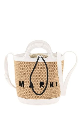 Tropicalia Mini Bag In Leather And Raffia - Marni - Modalova
