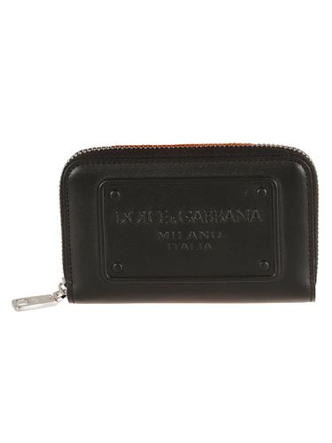 Logo Plaque Zip-around Wallet - Dolce & Gabbana - Modalova
