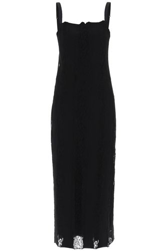 Jersey And Lace Maxi Dress - Dolce & Gabbana - Modalova