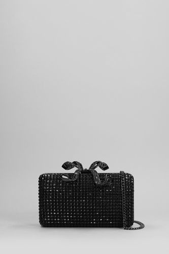 Crystal Box Clutch Clutch In Black Polyester - self-portrait - Modalova