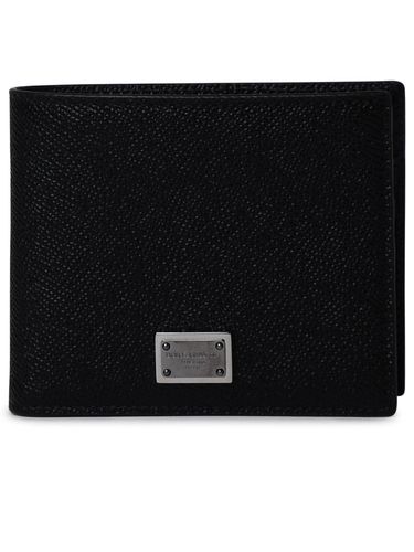 Dauphine Wallet In Leather - Dolce & Gabbana - Modalova