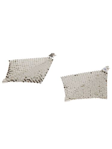 Diamond Pattern Perforated Earrings - Paco Rabanne - Modalova