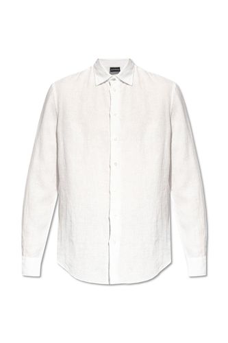 Emporio Armani Linen Shirt - Emporio Armani - Modalova