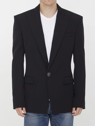Balmain Black Wool Jacket - Balmain - Modalova