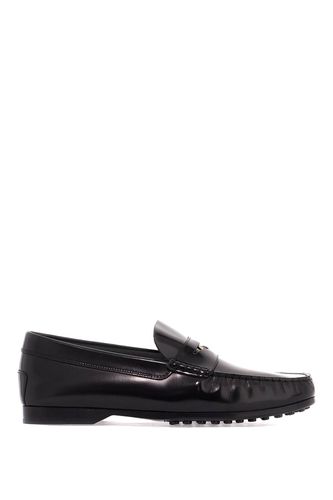 Tod's Brushed Leather Loafers - Tod's - Modalova