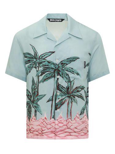 Palm Trees Bowling Shirt - Palm Angels - Modalova