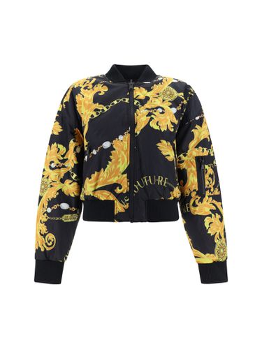 Reversible Bomber Jacket - Versace Jeans Couture - Modalova