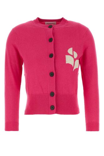 Fuchsia Cotton Blend Newton Cardigan - Marant Étoile - Modalova