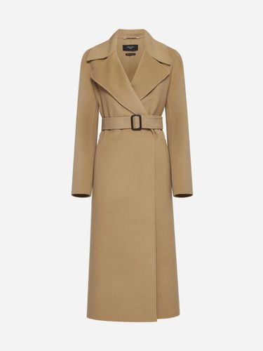 Manu Belted Wool Coat - Weekend Max Mara - Modalova