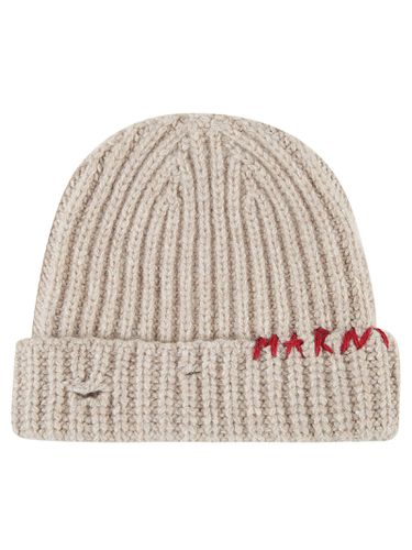 Marni Ribbed Knit Beanie - Marni - Modalova