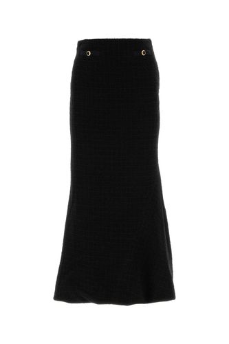 Alessandra Rich Black Tweed Skirt - Alessandra Rich - Modalova