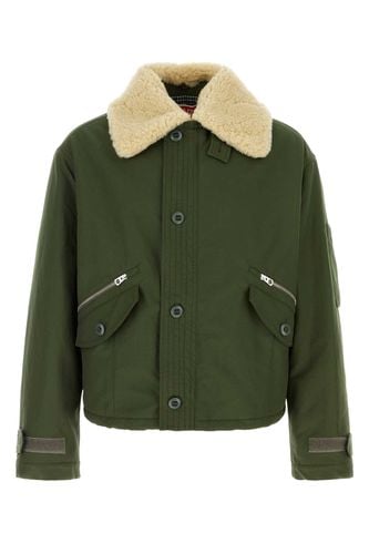 Olive Green Cotton Blend Bomber Jacket - Kenzo - Modalova