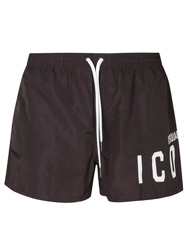 Icon Logo Print Swim Shorts - Dsquared2 - Modalova