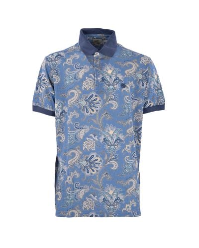 Etro T-shirts And Polos Light Blue - Etro - Modalova