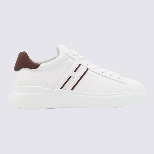 Hogan White Leather Sneakers - Hogan - Modalova