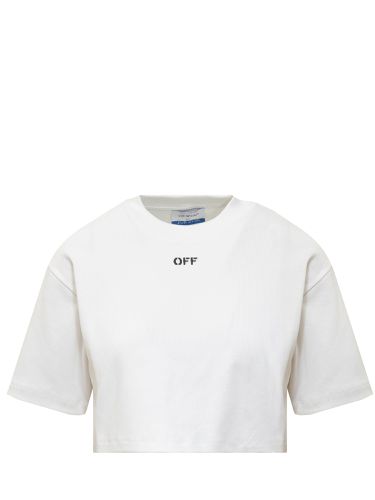 Off-White Off Cropped T-shirt - Off-White - Modalova