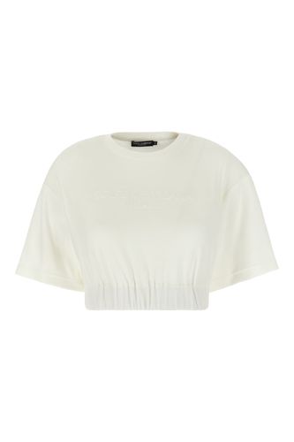 Ivory Chenille T-shirt - Dolce & Gabbana - Modalova