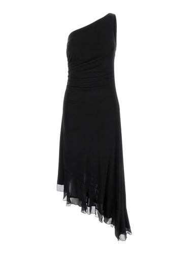 One-shoulder Asymmertric Dress In Viscose Woman - TwinSet - Modalova