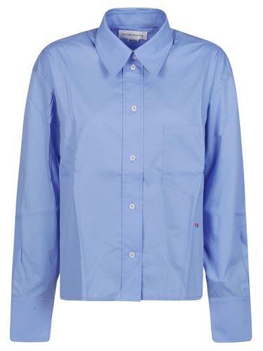 Cropped Long Sleeve Shirt - Victoria Beckham - Modalova