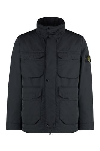 Technical Fabric Hooded Jacket - Stone Island - Modalova