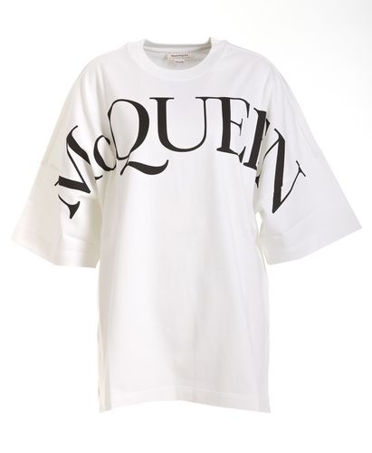 Alexander McQueen Maxi Logo T-shirt - Alexander McQueen - Modalova