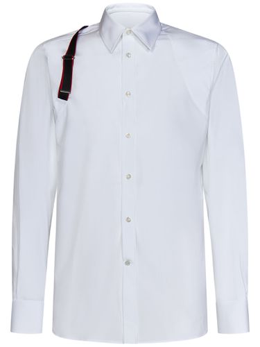 Cotton Poplin Shirt - Alexander McQueen - Modalova