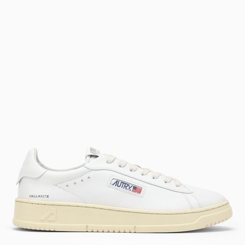 White Dallas Sneakers In Leather - Autry - Modalova